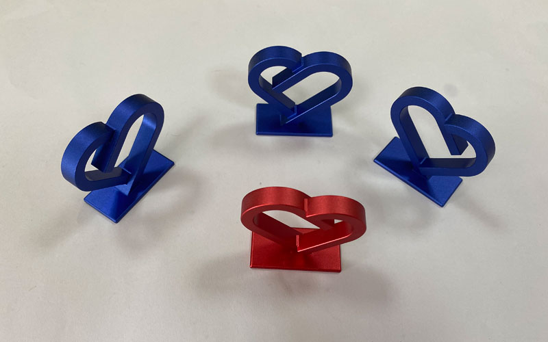 A6061氧化蓝+氧化红